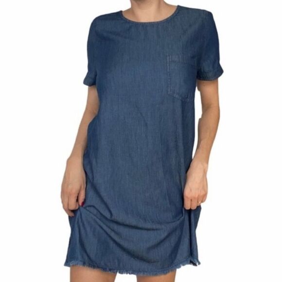 Susina Blue Denim Dress (S) - Picture 1 of 6